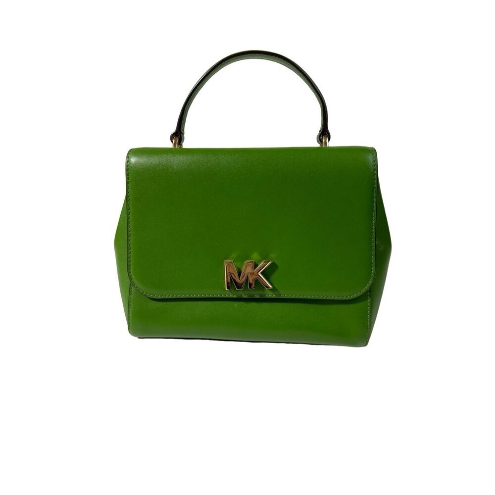 Michael Kors Lime Green Handbag with Removable Strap